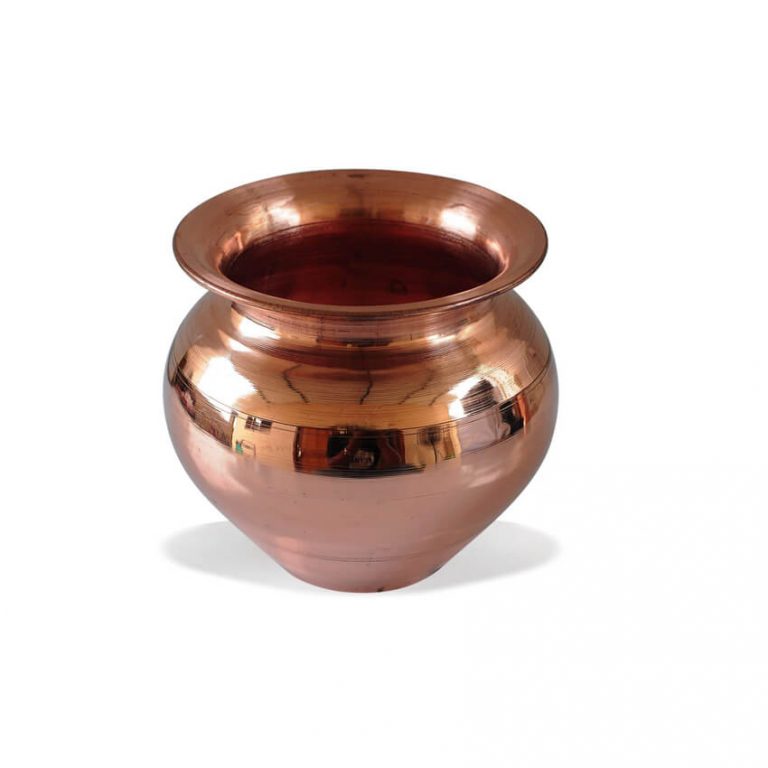 Copper Pooja Kalash Lota For Home Pooja Mandir Hindu Temple Stores 8153